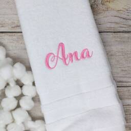 Ships Fast Monogrammed Hand Towel - thumbnail 1