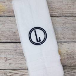 Ships Fast Monogrammed Hand Towel - thumbnail 3