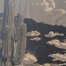 Saguaro Cactus in The Sonora Desert Engraved Birch Wood Panel - Arizona Landscape Wall Art, Nature Illustration, Southwest Home Decor Gift - thumbnail 2