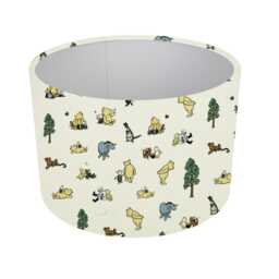 Handmade Winnie & Friends Lampshade, Nursery Decor, UK Made - thumbnail 1