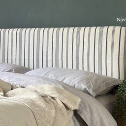 Bespoke Headboard Cover - Milford Stripe - thumbnail 2