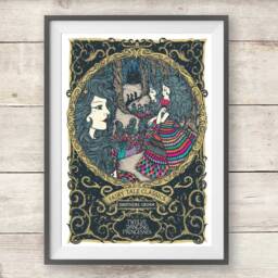 Twelve Dancing Princesses - Fairy Tale Print Grimms Tales Poster Book Lovers Gift Children's Nursery For Children - thumbnail 2