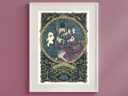 Twelve Dancing Princesses - Fairy Tale Print Grimms Tales Poster Book Lovers Gift Children's Nursery For Children - thumbnail 1