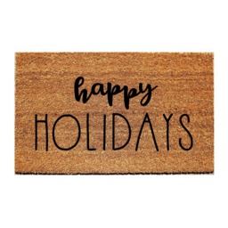 Custom Doormat - Happy Holidays - thumbnail 1