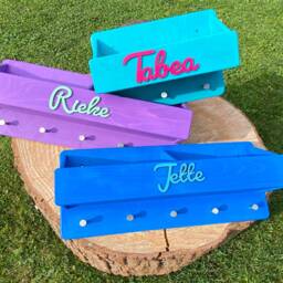 Children's Wardrobe Xl With Wooden Storage Box - thumbnail 2