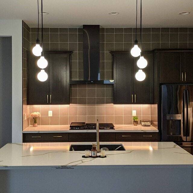 Modern Kitchen Pendant Chandelier - Elegant Light Cluster 3 Pendants Led White Globes Island Triple - image 1