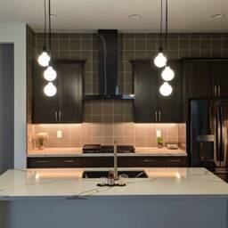 Modern Kitchen Pendant Chandelier - Elegant Light Cluster 3 Pendants Led White Globes Island Triple
