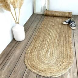 Oval Shaped 100% Jute Rugs in 6 Sizes - thumbnail 3