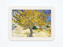Mulberry Tree Vincent Van Gogh Fields Landscape Impressionism Painting Wooden Framed Art Print - thumbnail 1
