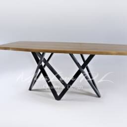 Modern Table Base, Pedestal, Dining Metal Base Powder Coated Height Vivo 60.30 - thumbnail 2