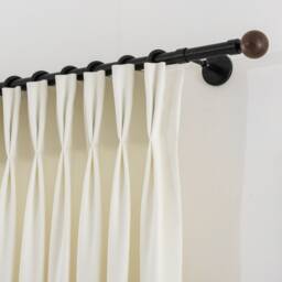 French Curtains - Custom Size Linen Pinch Pleat Drapes For Bedroom & Living Room - thumbnail 2