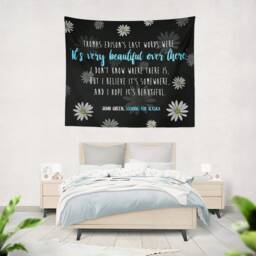 Looking For Alaska Tapestry, John Green Quote, Literary Wall Art - thumbnail 3