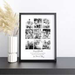 Personalised Grandparent Collage Picture Print Photo Frame, Gift From Grandchild Print, Multi Frame For Grandad Grandma Nan - thumbnail 3