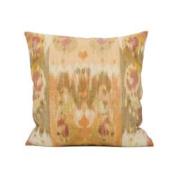 Lee Jofa - David Easton Westmount Wall Peach Stunning Ikat Inspired Cushion Cover Handmade Throw Pillow Designer Home D??cor - thumbnail 2