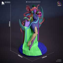 The First Night - Cosmic Mother Starless Queen Nyx Hades Resin Figure 16K - thumbnail 4