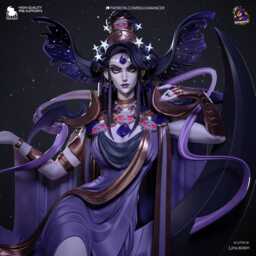 The First Night - Cosmic Mother Starless Queen Nyx Hades Resin Figure 16K - thumbnail 2