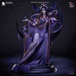 The First Night - Cosmic Mother Starless Queen Nyx Hades Resin Figure 16K - thumbnail 3