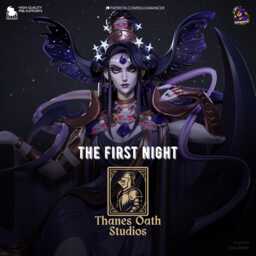The First Night - Cosmic Mother Starless Queen Nyx Hades Resin Figure 16K - thumbnail 1