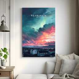 Reykjavik Print - Iceland, Poster, Home Decor, Gift Or Canvas - thumbnail 3