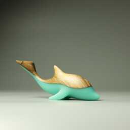 Duo Dolphin Sculpture - 8 - thumbnail 2