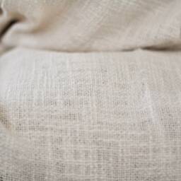 Boho Chic Sofa/Couch/ Bed Throw - Weighted Heavy Blanket Lounge Cover Bedspread- Cotton Beige Ivory Fringe Tassel -Picnic - thumbnail 4
