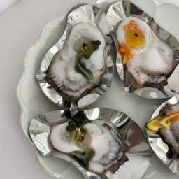Caviar Oyster Candles - Hyper Realistic Food Candle Hotel Scented Beeswax Luxury Table Decor Gift - thumbnail 4