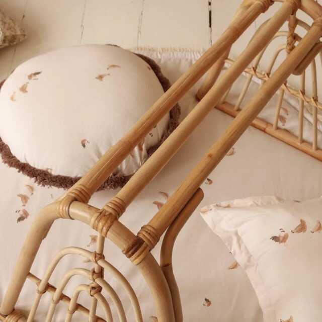 Retro Hens - Round Pillow - image 1