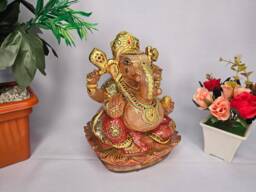 Rose Quartz Ganesh Statue - Pink Ganesha Hindu Idol Spiritual Healing Crystal Altar Gifts - thumbnail 1