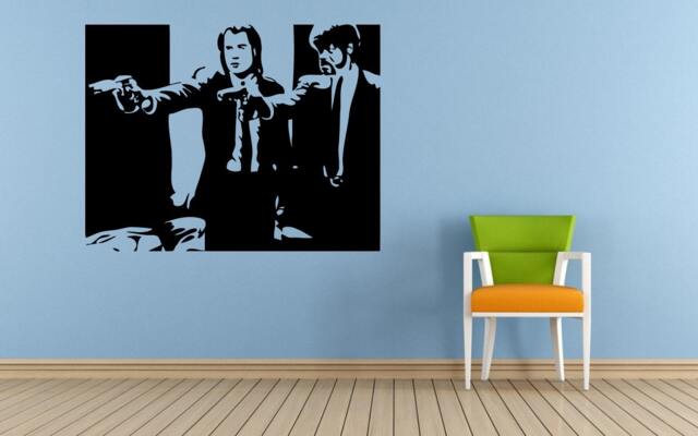 Poster Of Famous Actors in Hollywood Movie Film Motion Picture Wall Or Car Vinyl Peal & Stick Removable Sticker Decal L1388 - image 1