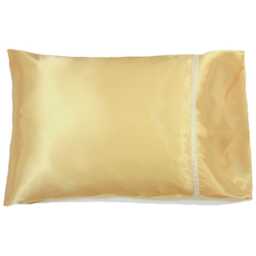 Yellow Charmeuse Satin Pillowcase Hair & Skin Moisture Retention - thumbnail 2