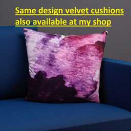 Purple Plum Watercolour Lampshade Handmade Drum Ceiling/Table Light - thumbnail 2
