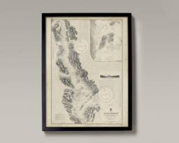 Loch Lomond Scotland Map Print Antique Nautical Chart Wall Art - thumbnail 1