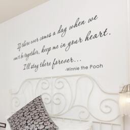 Winnie The Pooh Quote Nursery Vinyl Wall Lettering Art Decal - 056 - thumbnail 1