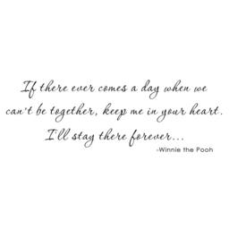 Winnie The Pooh Quote Nursery Vinyl Wall Lettering Art Decal - 056 - thumbnail 3