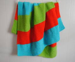 Hand-Knit Baby Blanket - thumbnail 2