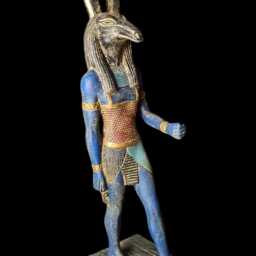 Handcrafted God Seth Statue Authentic Egyptian Decor - thumbnail 2