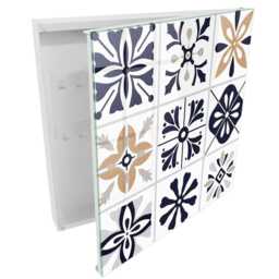 Geometric Patterns Key Cabinet For Home, Black Box Geometry, Design Lovers - thumbnail 2