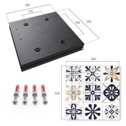 Geometric Patterns Key Cabinet For Home, Black Box Geometry, Design Lovers - thumbnail 4