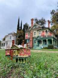Custom House, House Model, Ceramic Tea Light Holder, Building, Maquette