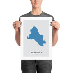 County Monaghan Map Print, Irish Wall Art - thumbnail 2