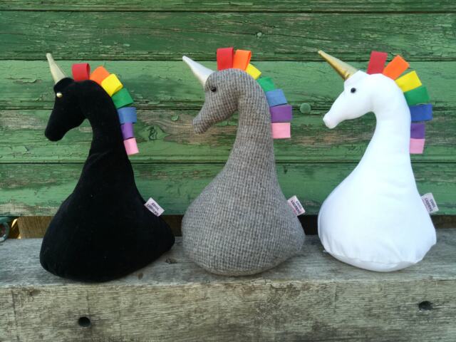 Cool Licorne Doorstop/Bookend. Rainbow Unicorn Doorstop. Flat Packed. Choice Of Colour. Girl Doorstops. Animal Girls Room Decor - image 1