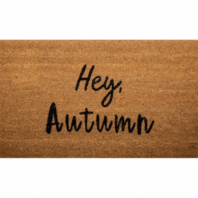 Fall Autumn Door Mat - Hey Coir Doormat Door Mat Indoor By Lpdoormats - image 1
