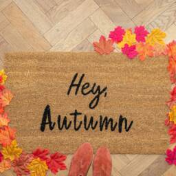 Fall Autumn Door Mat - Hey Coir Doormat Door Mat Indoor By Lpdoormats - thumbnail 3