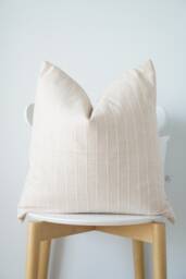 Neutral Striped Pillow Cover - thumbnail 1