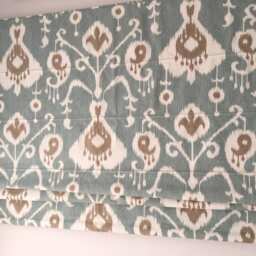 Custom Flat Roman Shade, Vista Laurel Fabric, Chain Mechanism - thumbnail 2