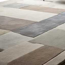 Handmade Oushak Wool Area Rug - Traditional Geometric Floral Oriental Home Decor Carpet - thumbnail 2