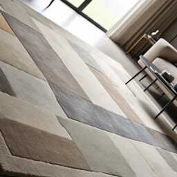 Handmade Oushak Wool Area Rug - Traditional Geometric Floral Oriental Home Decor Carpet - thumbnail 3