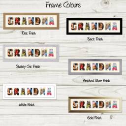 Grandma Photo Frame Word Name Special Gift Mother's Day 33-Dd By Photos in A Word - thumbnail 3