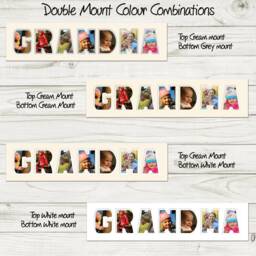 Grandma Photo Frame Word Name Special Gift Mother's Day 33-Dd By Photos in A Word - thumbnail 2