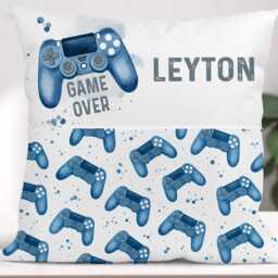 Personalised Gamer Book Cushion With Pocket - Boys Gaming Room Gift - thumbnail 2